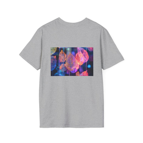 Neon Leaves Dreamscape T-shirt Design