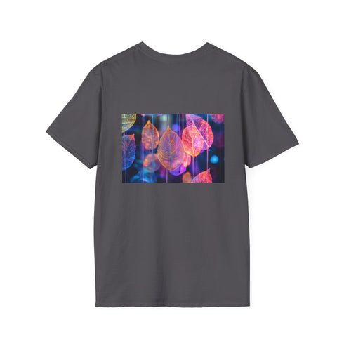 Neon Leaves Dreamscape T-shirt Design