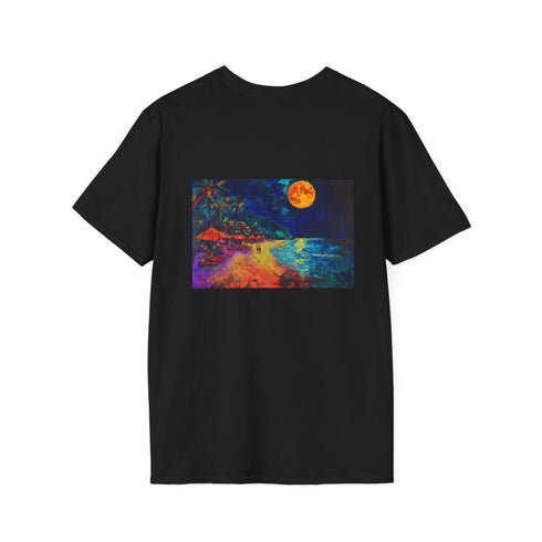 Neon Moonlight Beach Party Tee