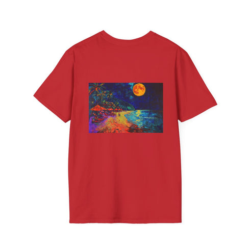 Neon Moonlight Beach Party Tee