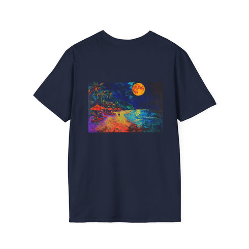 Neon Moonlight Beach Party Tee