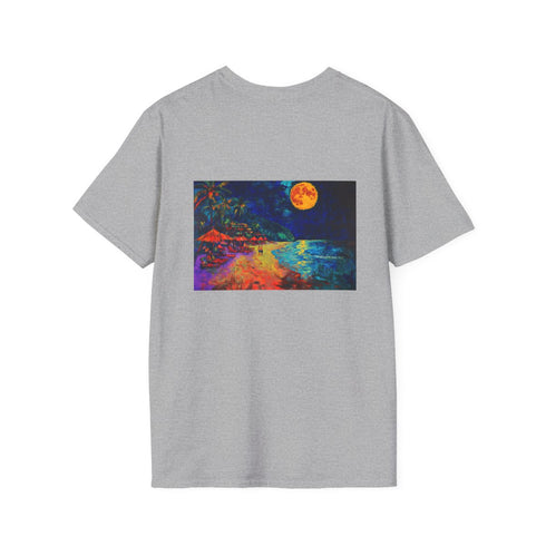Neon Moonlight Beach Party Tee