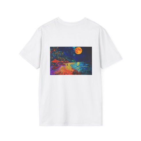 Neon Moonlight Beach Party Tee