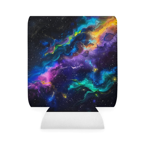 Neon Nebula Can Cooler Sleeve