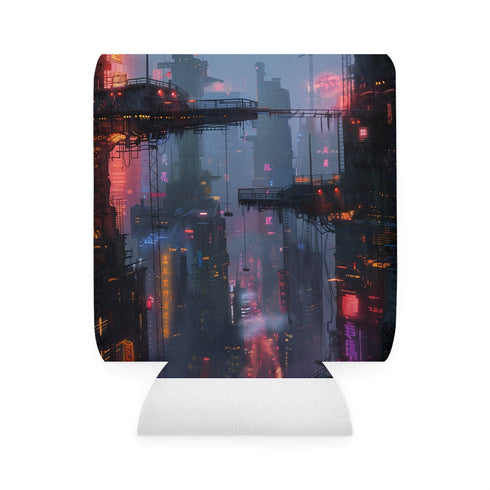 Neon Nights Can Cooler Sleeve