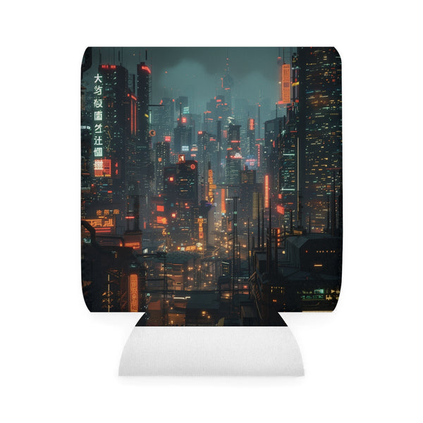 Neon Nights Cyberpunk Can Cooler