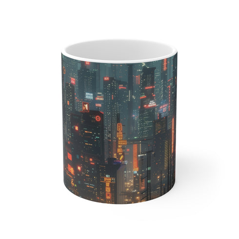"Neon Noir Cyber Mug"