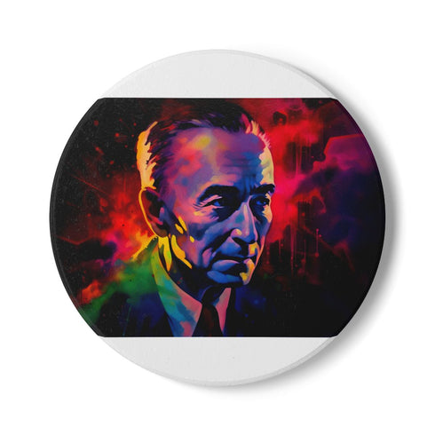 "Neon Oppenheimer Watercolor Coaster Set"