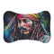 "Neon Pirate Watercolor Pet Mat"