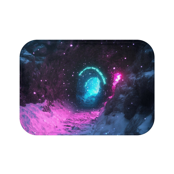 Neon Portal Cave Bath Mat