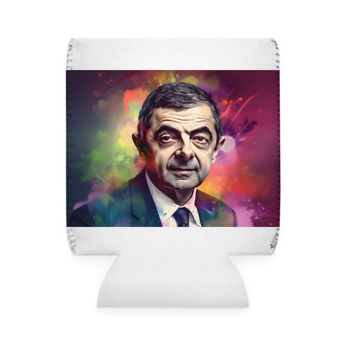 Neon Rowan Atkinson Can Cooler