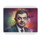 Neon Rowan Atkinson Mouse Pad