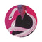 "Neon Serpent Round Rug"