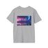 Neon Space Skyline Reflection T-Shirt