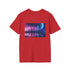Neon Space Skyline Reflection T-Shirt