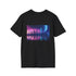Neon Space Skyline Reflection T-Shirt