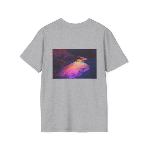 Neon Tide Desert Sunset T-shirt.