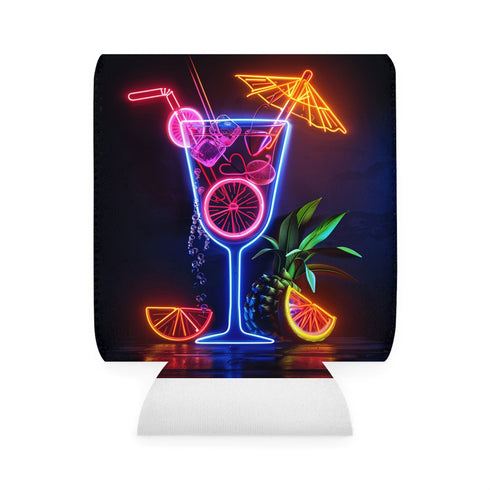 Neon Tiki Drink Cooler Sleeve