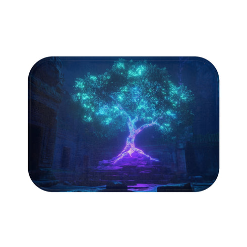 Neon Tree Bath Mat Stone