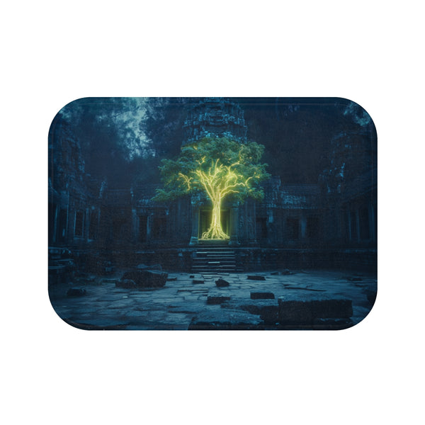 Neon Tree Bath Mat Temple