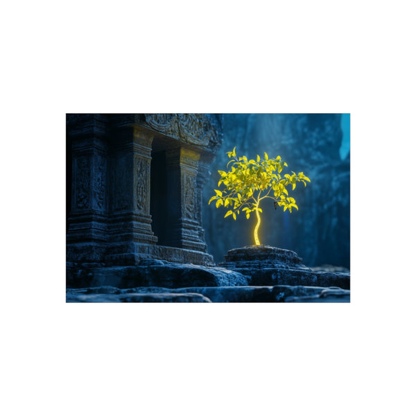 Neon Tree Sprouting Stone Temple
