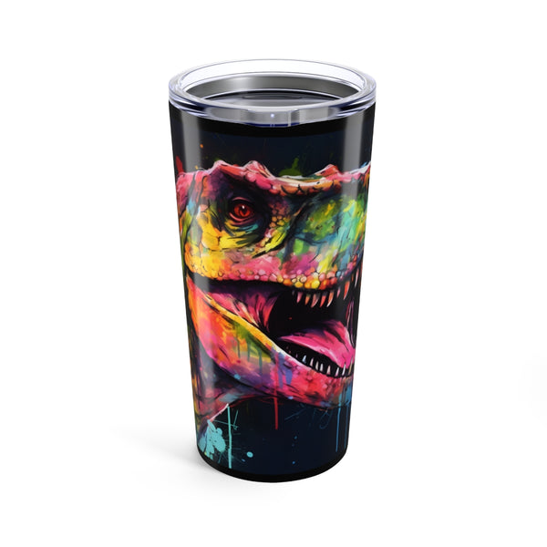 Neon Trex Watercolor Bottle: Vibrant Hydration