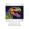 Neon Trex Watercolor Can Cooler