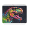 Neon Trex Watercolor Mouse Pad