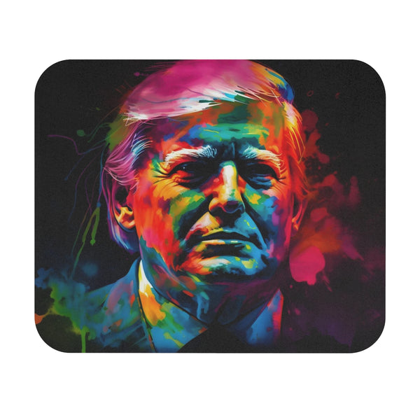 Neon Trump Watercolor Mouse Pad