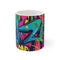 Neon Urban Graffiti Coffee Mug