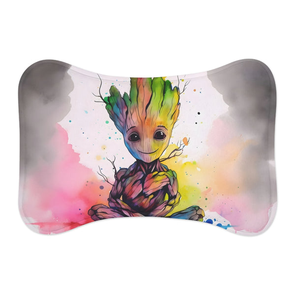 "Neon Watercolor Baby Groot Mat"