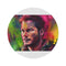 "Neon Watercolor Chris Pratt Rug"