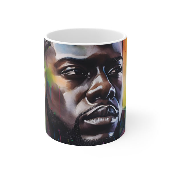 "Neon Watercolor Kevin Hart Mug"