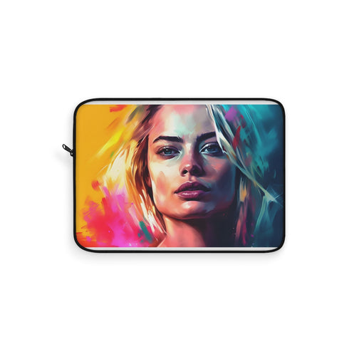 "Neon Watercolor Laptop Sleeve Collection"