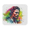 Neon Watercolor Matthew McConaughey Mouse Pad