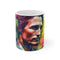 "Neon Watercolor McConaughey Mug"