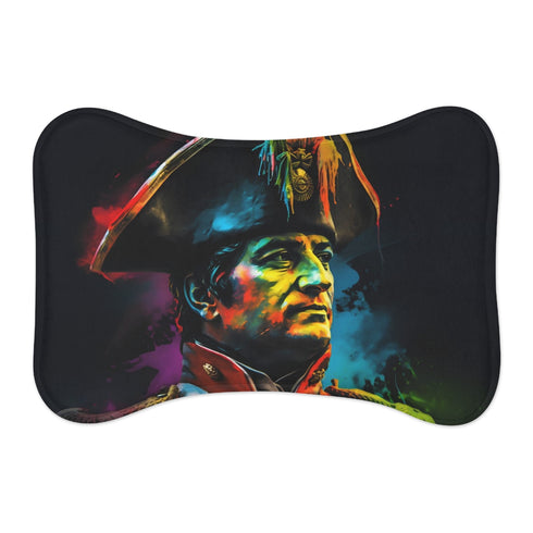 "Neon Watercolor Napoleon Pet Mat"