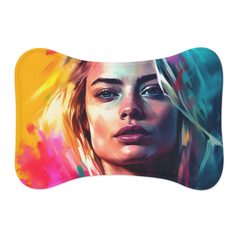 "Neon Watercolor Pet Mat Collection"