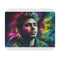 Neon Zac Efron Watercolor Mousepad