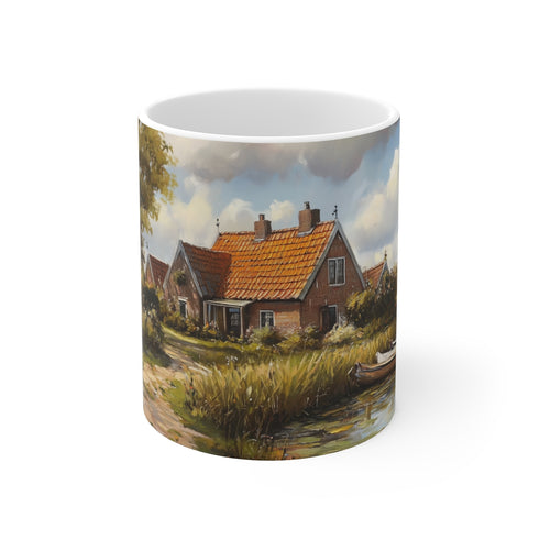 Netherlands Countryside Holland Painting Mug