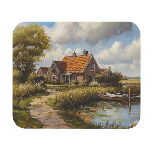 Netherlands Countryside Mouse Pad Masterpiece