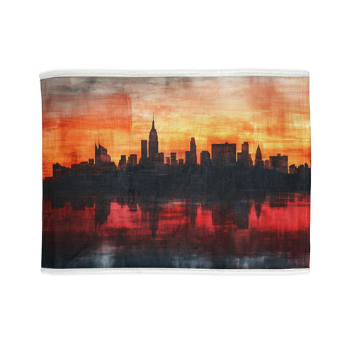 "New York Skyline Sunset Dreams"