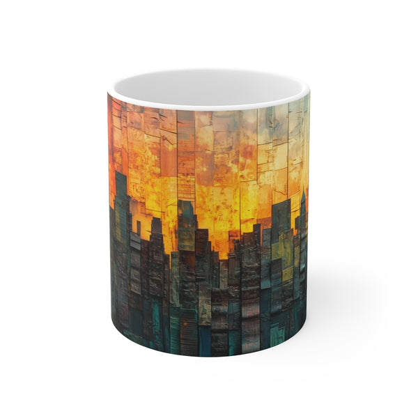"New York Skyline Sunset Mug"