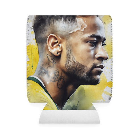 Neymar Brazil Watercolor Can Cooler