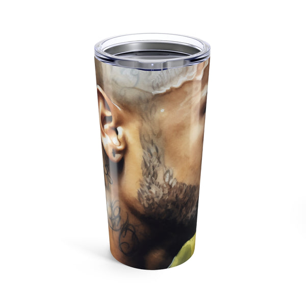 Neymar Brazil Watercolor Drinking Bottle