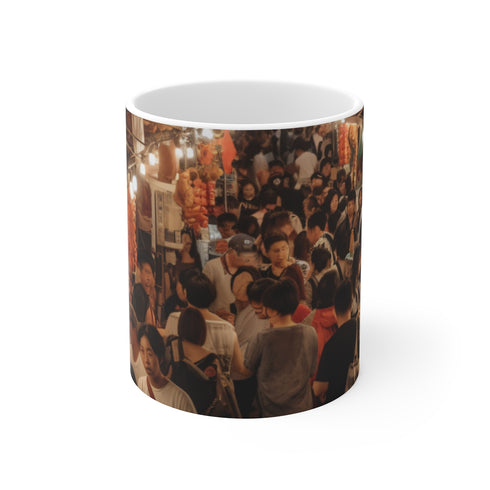 "Night Market Lantern Coffee Mug"