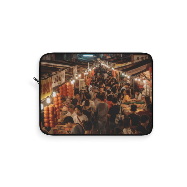 "Night Market Lantern Laptop Sleeve"
