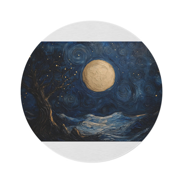"Night Sky Dream Round Rug"