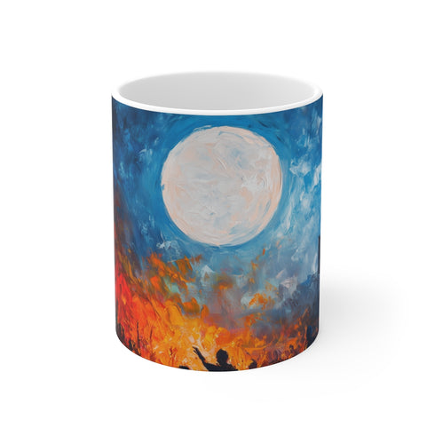 "Night Sky Moonlight Mug"