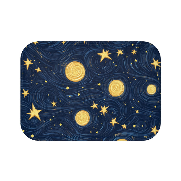 Night Sky Seamless Bath Mat